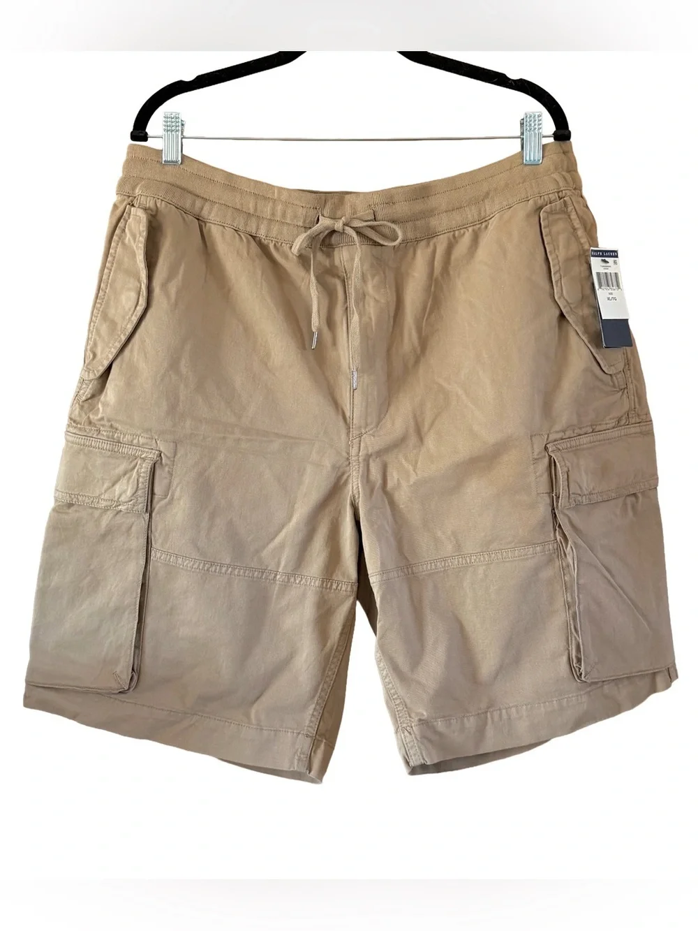 Polo Ralph Lauren Utility Surplus Cargo Shorts Khaki Classic Fit Men's XL NWT